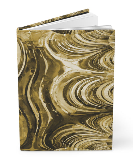 Uzi Spiral Light Brown 5.75" x 8" Hardcover Journal Matte with 150 lined pages