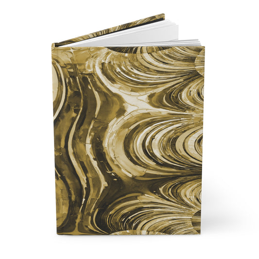 Uzi Spiral Light Brown 5.75" x 8" Hardcover Journal Matte with 150 lined pages