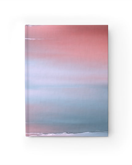 Gray Sea Pink Fog 5" x 7" Journal - 128 Ruled Line pages
