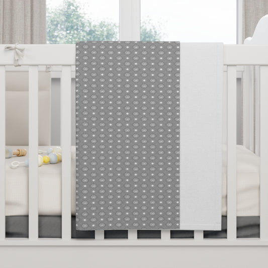Desaturated Star-crossed Bodies Soft Fleece Baby Blanket, 30" x 40"