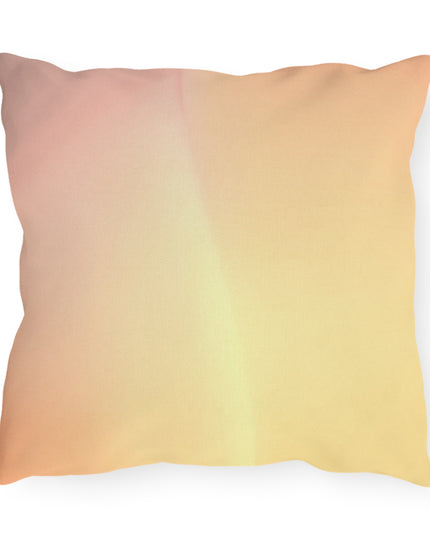 Hot Peach Fade 16" x 16" Outdoor Pillow