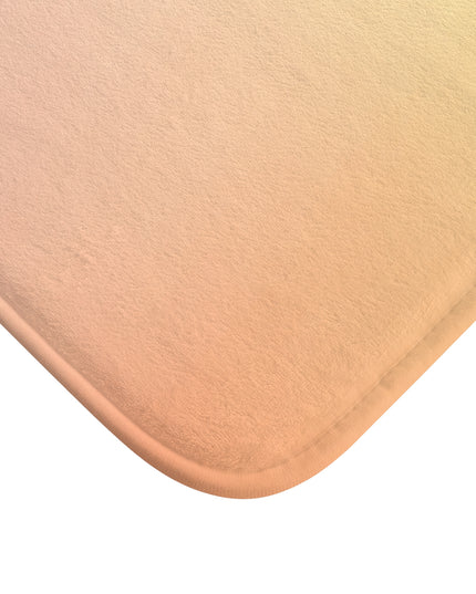 Hot Peach Fade 34" x 21" Bath Mat