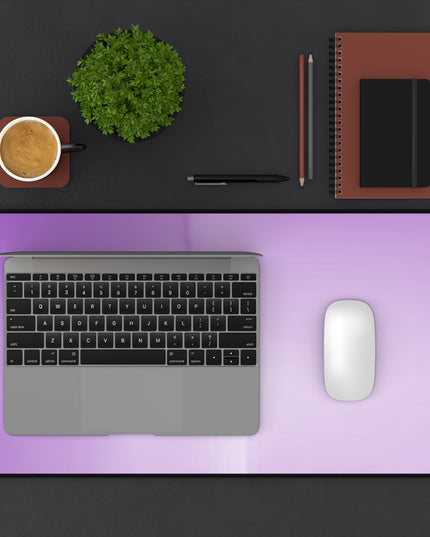 Soft Lavender Fade 12" x 22" Desk Mat