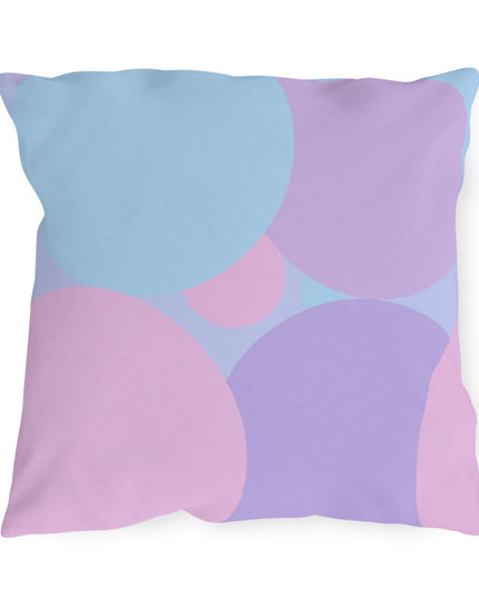 Pastel Purple and Mauve Patches 18" x 18" Outdoor Pillows