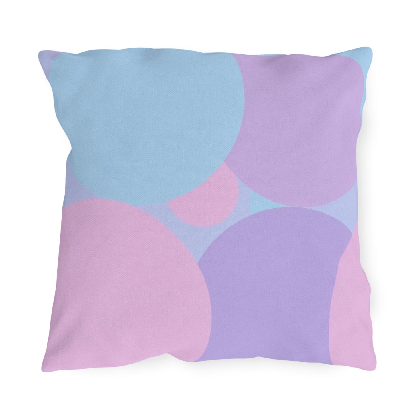 Pastel Purple and Mauve Patches 18" x 18" Outdoor Pillows