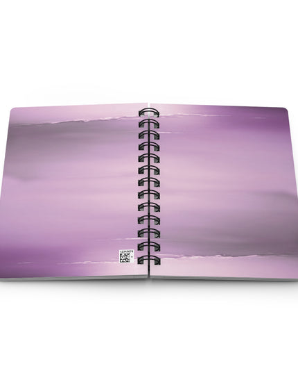 Dark Pink Sea Amethyst Fog Spiral Bound Journal, 5" x 7" 150 pages