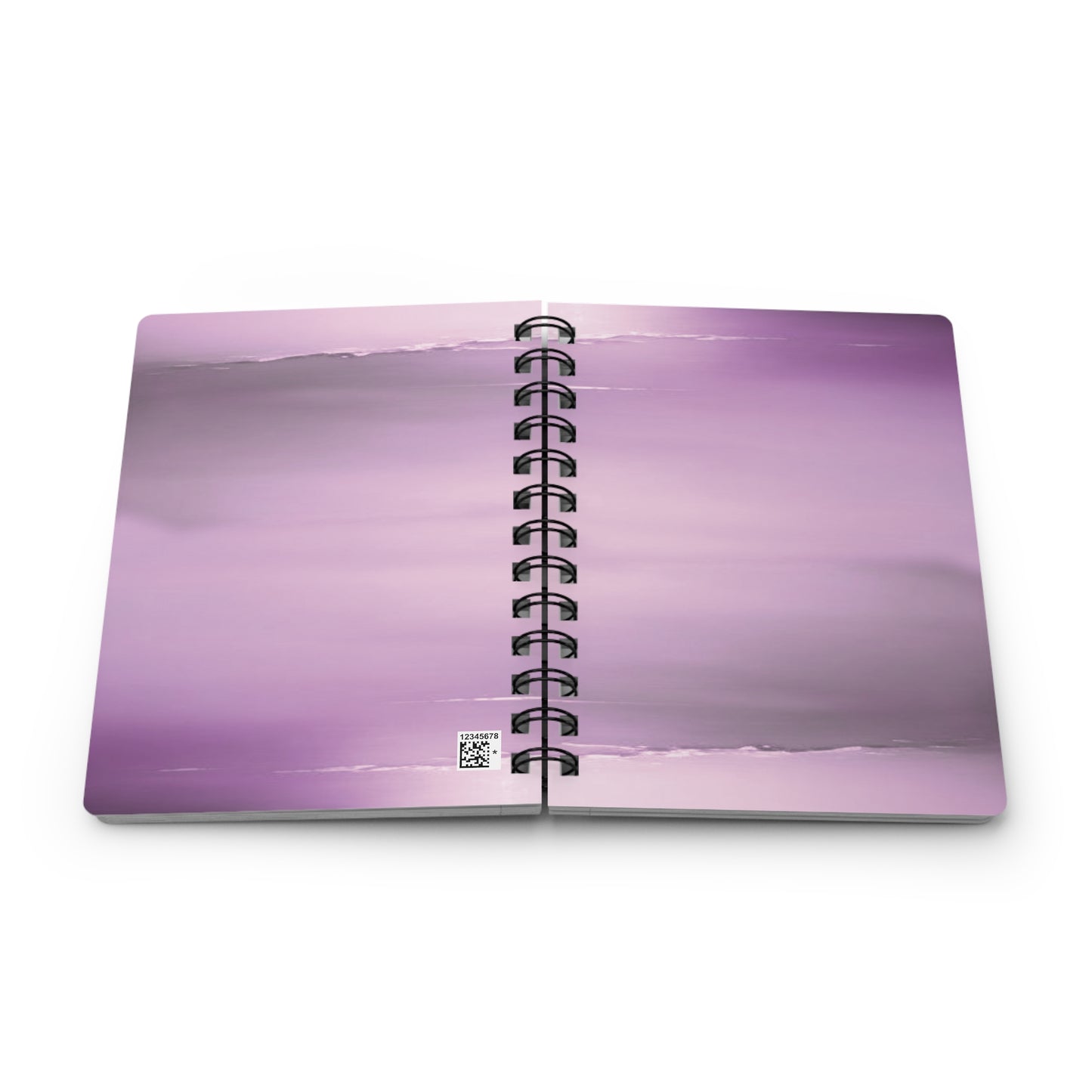 Dark Pink Sea Amethyst Fog Spiral Bound Journal, 5" x 7" 150 pages
