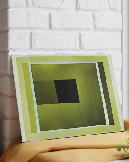Lemongrass Shadow 8" x 11" Glass Cutting Board
