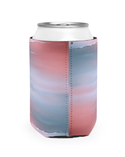 Gray Sea Pink Fog 12 oz Can Cooler Sleeve