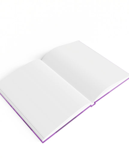 Wavey Purple Wavey 5" x 7" Journal - 128 Blank pages