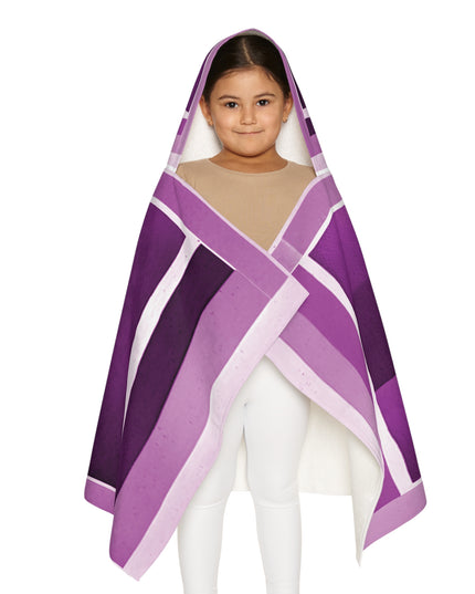 Magenta Shadow Youth Hooded Towel, 24" x 48"