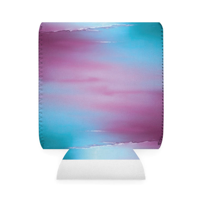 Wine Sea Blue Fog 12 oz Can Cooler Sleeve