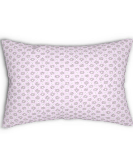Pink Mornings Star-crossed Bodies Spun Polyester Lumbar Pillow, 20" x 14"