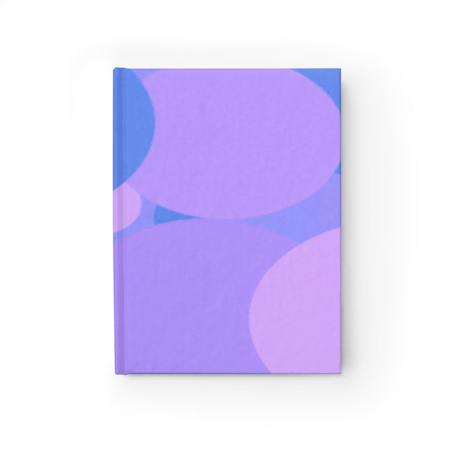 Pastel Purple Family Patches 5" x 7" Journal - 128 Ruled Line pages