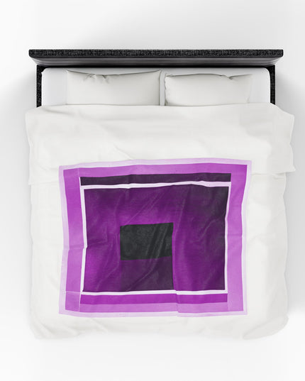 Magenta Shadow Velveteen Plush Blanket, 50" x 60"