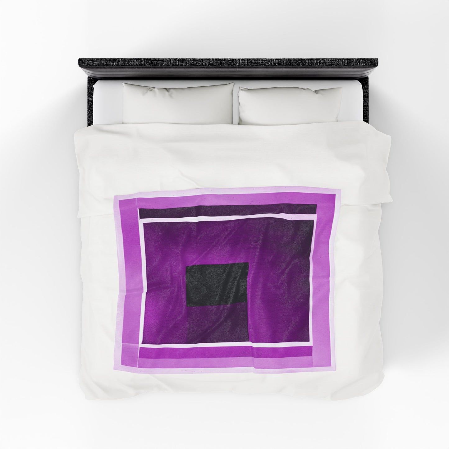 Magenta Shadow Velveteen Plush Blanket, 50" x 60"
