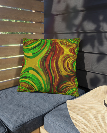 Uzi Spiral Beta Outdoor Pillow, 16" x 16"