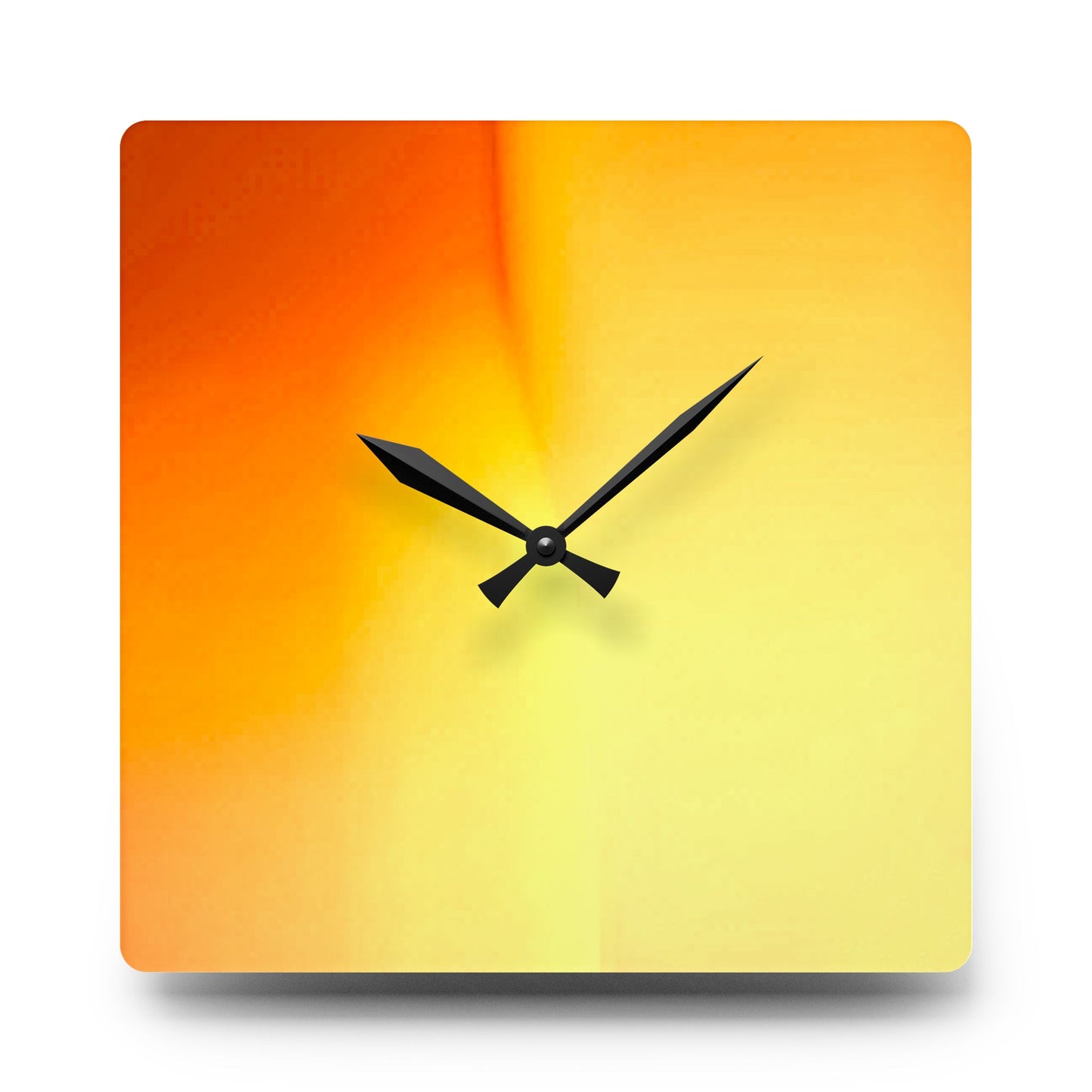Phoenix Fade Acrylic Wall Clock, Round or Square, 10.75" x 10.75"