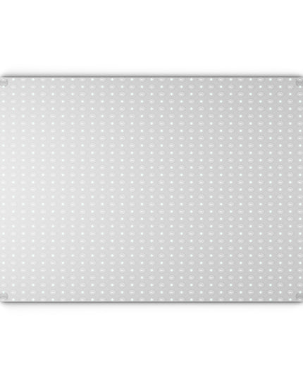 Desaturated Star-crossed Bodies Glass Cutting Board, 11" x 15"