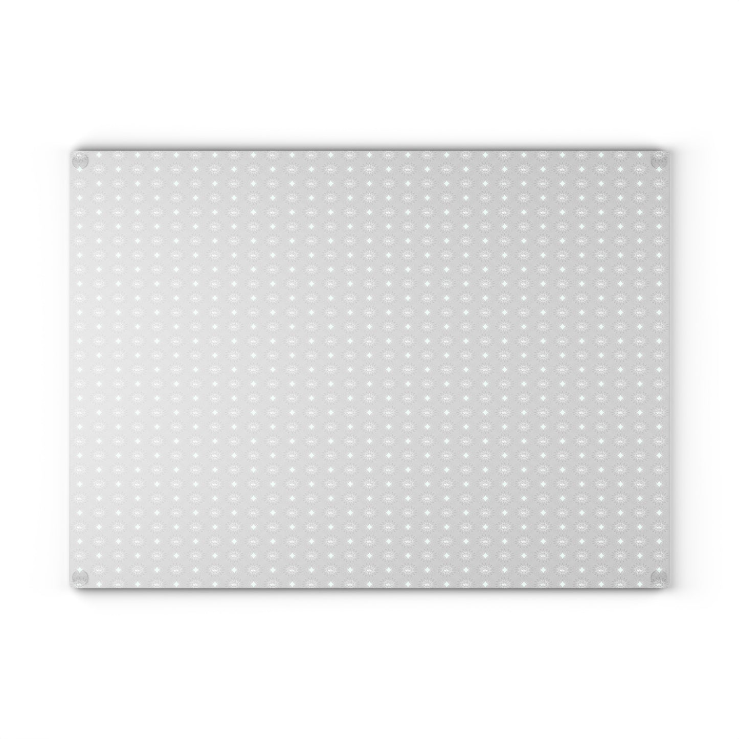 Desaturated Star-crossed Bodies Glass Cutting Board, 11" x 15"