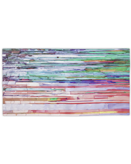 Striped Pastels Beach Towel, 24" x 44"