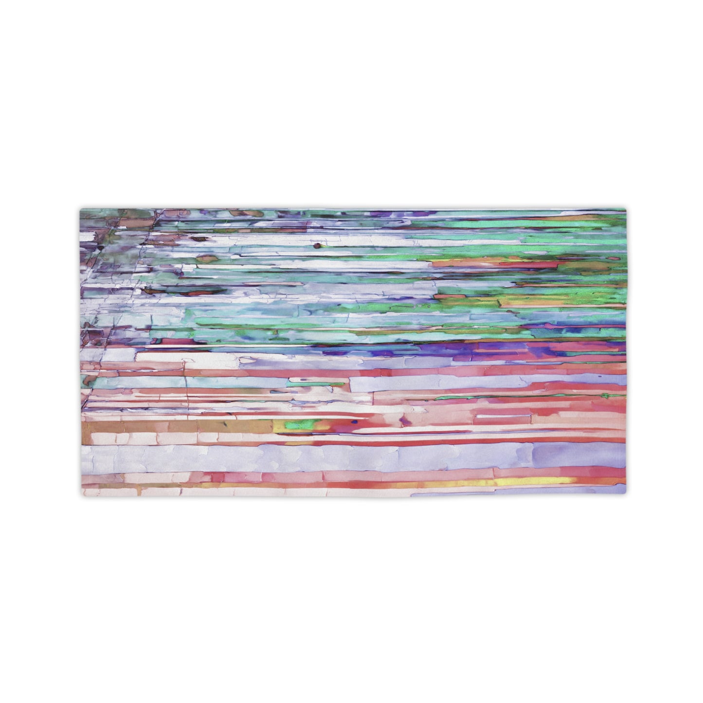 Striped Pastels Beach Towel, 24" x 44"