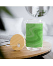 With lid and straw / 16oz