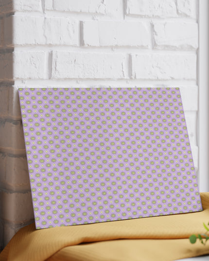 Magenta Star-crossed Bodies Glass Cutting Board,  8" x 11"
