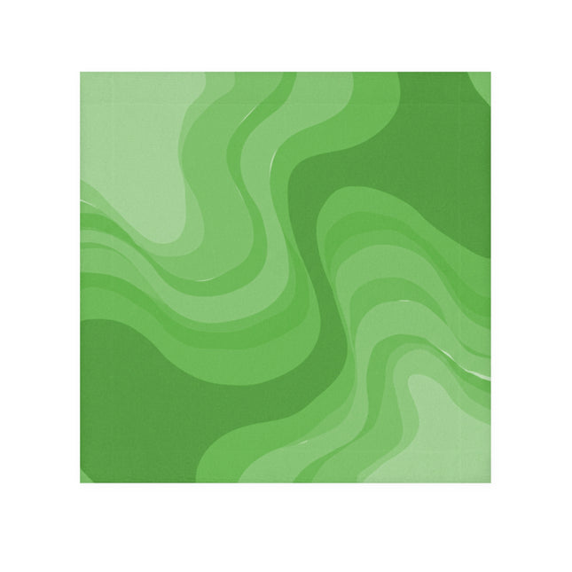 Greenie Meanie Wavey 13" x 13" Face Towel