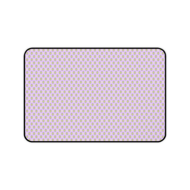 Magenta Star-crossed Bodies Desk Mat, 12" x 18"