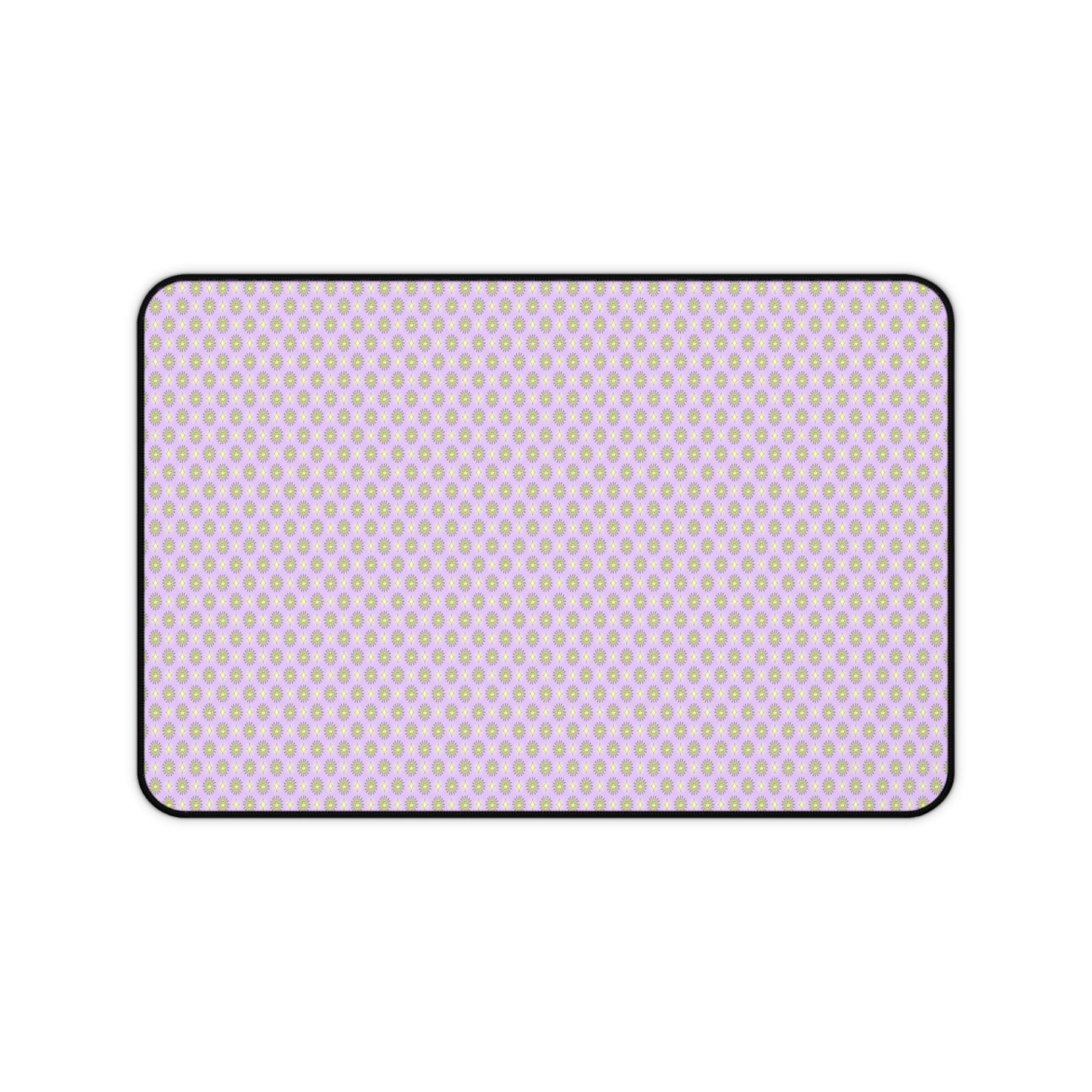 Magenta Star-crossed Bodies Desk Mat, 12" x 18"