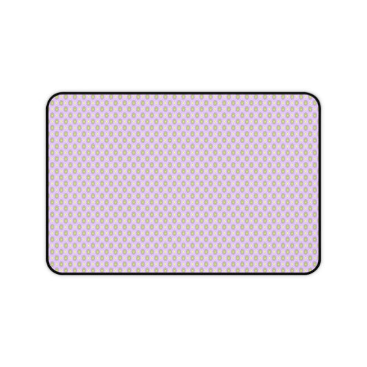 Magenta Star-crossed Bodies Desk Mat, 12" x 18"