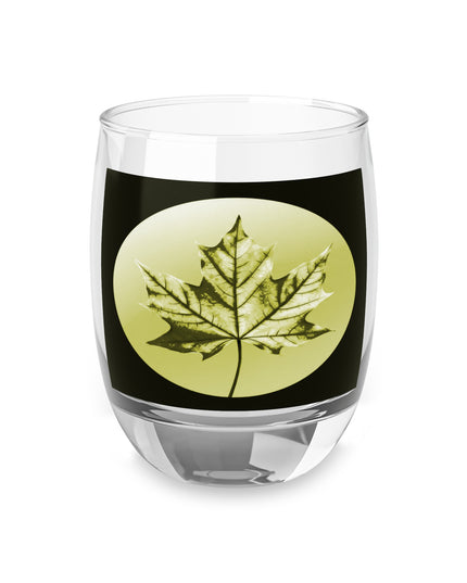 Lemongrass Maple Leaf Whiskey Glass, 6 oz