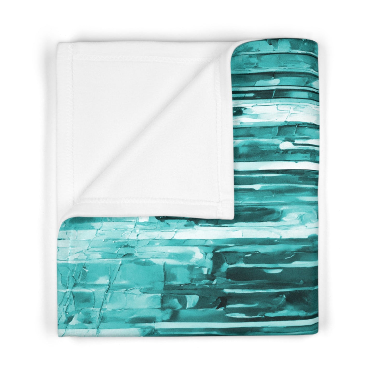 Striped Tif Fleece Baby Blanket, 30" x 40"