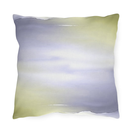 Lavender Sea Golden Fog 16" x 16" Outdoor Pillow
