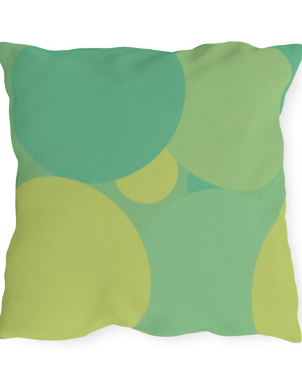 Pastel Green Patches 20" x 20" Outdoor Pillow