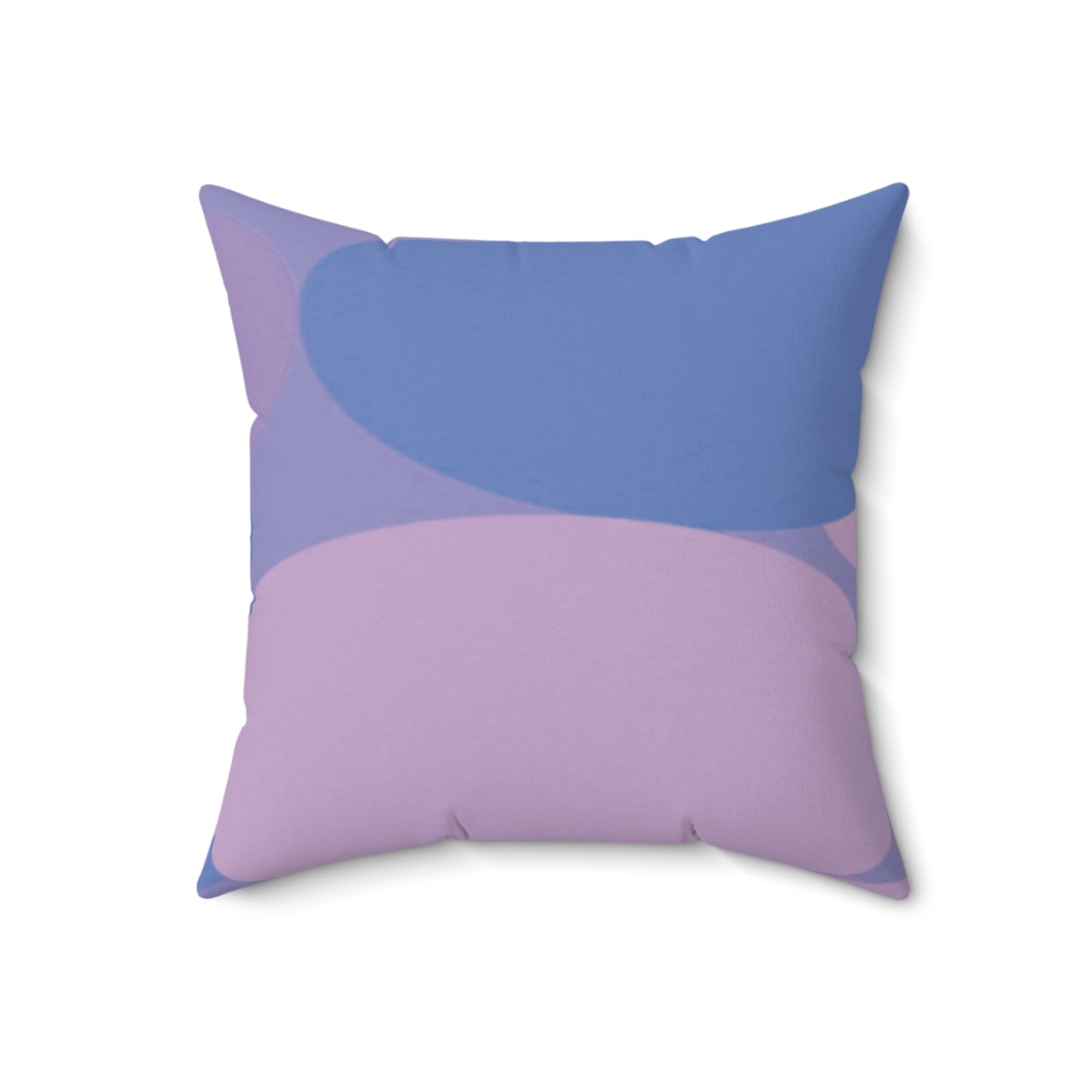 Pastel Purple Family Patches 18" x 18" Faux Suede Square Pillow