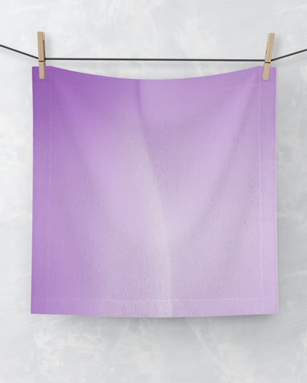 Soft Lavender Fade Face Towel, 13" x 13"