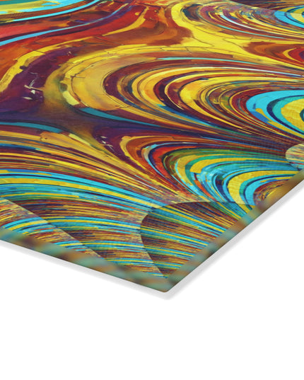 Uzi Spiral Alpha 8" x 11" Glass Cutting Board