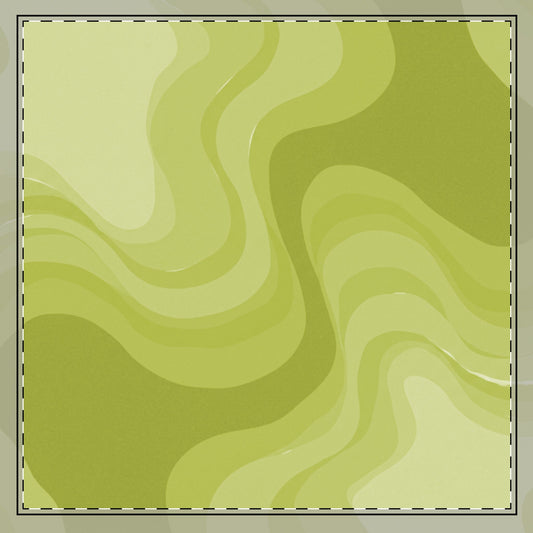 Lemon Wavey 22" x 22" Cotton Twill Napkin