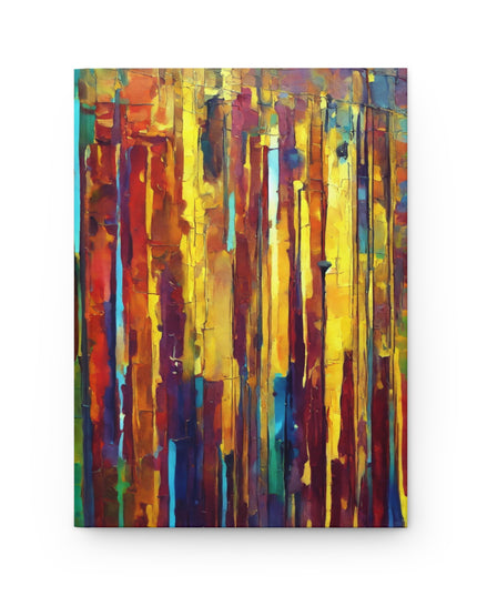 Striped Alpha 5.75" x 8" Hardcover Journal Matte with 150 lined pages