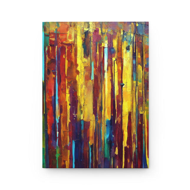 Striped Alpha 5.75" x 8" Hardcover Journal Matte with 150 lined pages