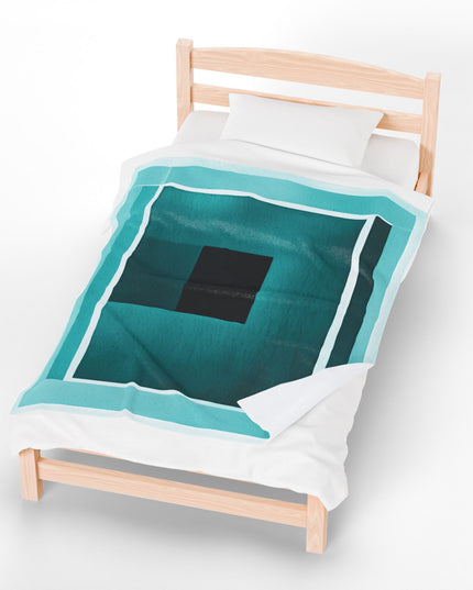Tif Shadow Velveteen Plush Blanket, 50" x 60"