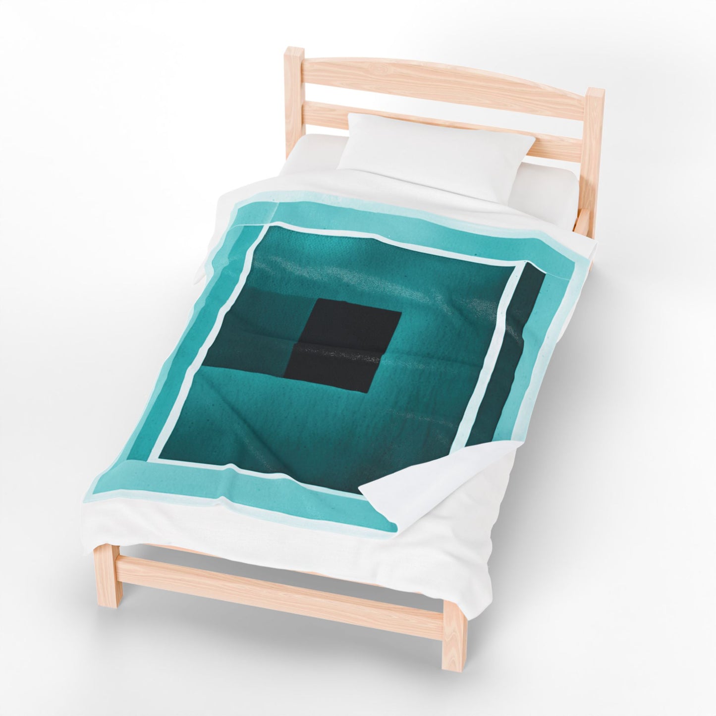Tif Shadow Velveteen Plush Blanket, 50" x 60"