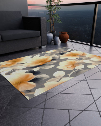 Soft Blossom Floral Bunch Outdoor Rug, 48" x 72"