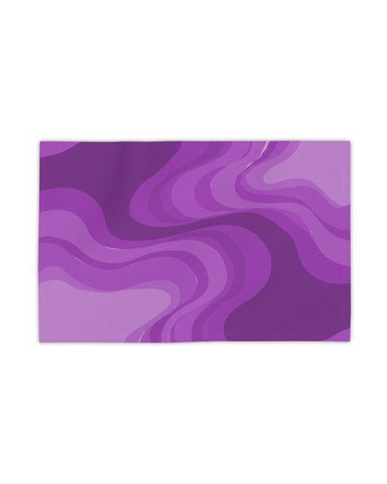 Wavey Purple Wavey Beach Towel, 18" x 27"