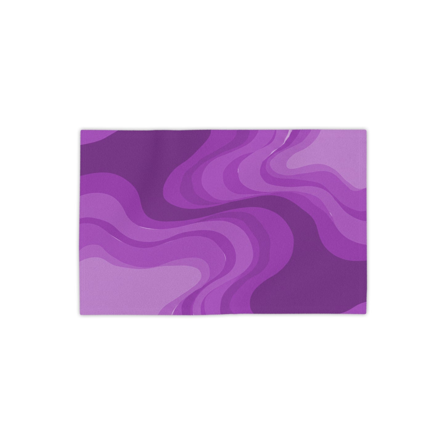 Wavey Purple Wavey Beach Towel, 18" x 27"