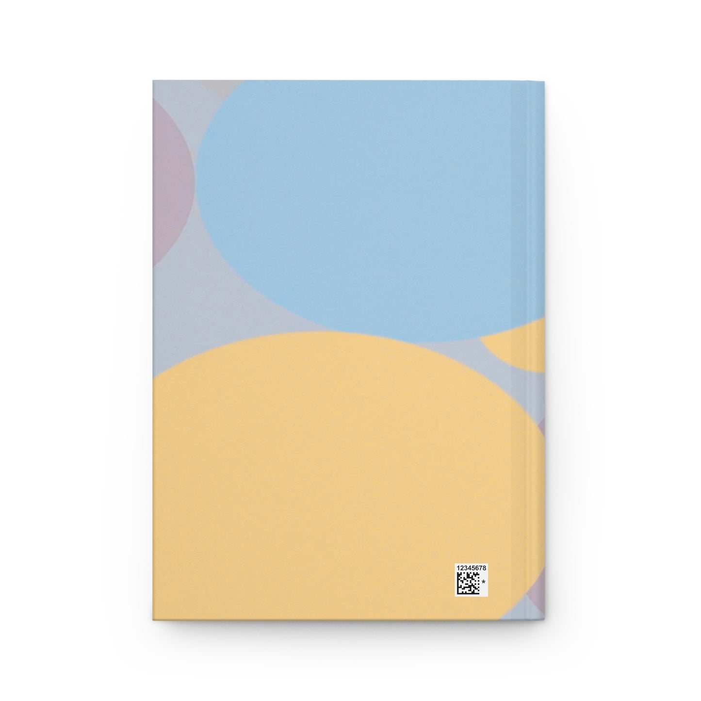 Pastel Baby Blue and Peach Patches 5.75" x 8" Hardcover Journal Matte with 150 lined pages