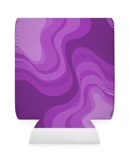 Wavey Purple Wavey 12 oz Can Cooler Sleeve