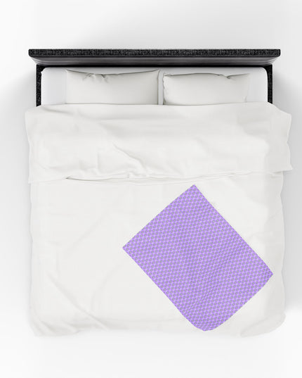 Lavender Star-crossed Bodies Velveteen Plush Blanket, 30" x 40"